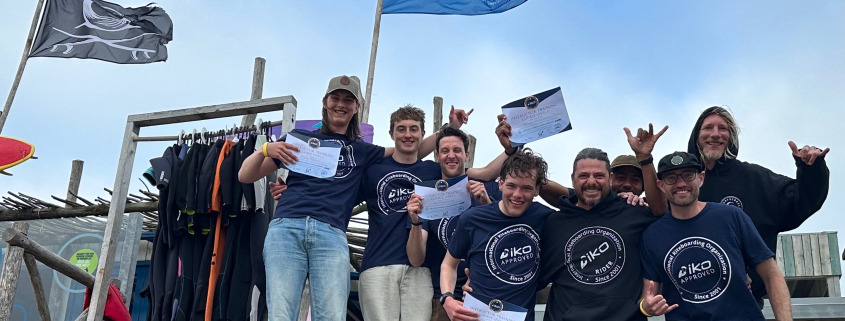 Geslaagden na de IKO cursus in Castricum.